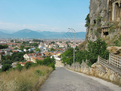 费特希耶市土耳其全景图片