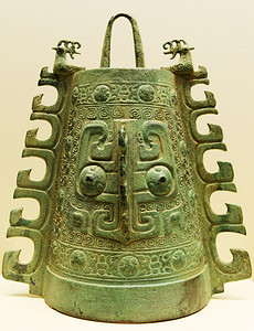 古代青铜艺术品背景图片