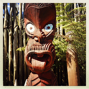传统毛利雕刻新西兰图片