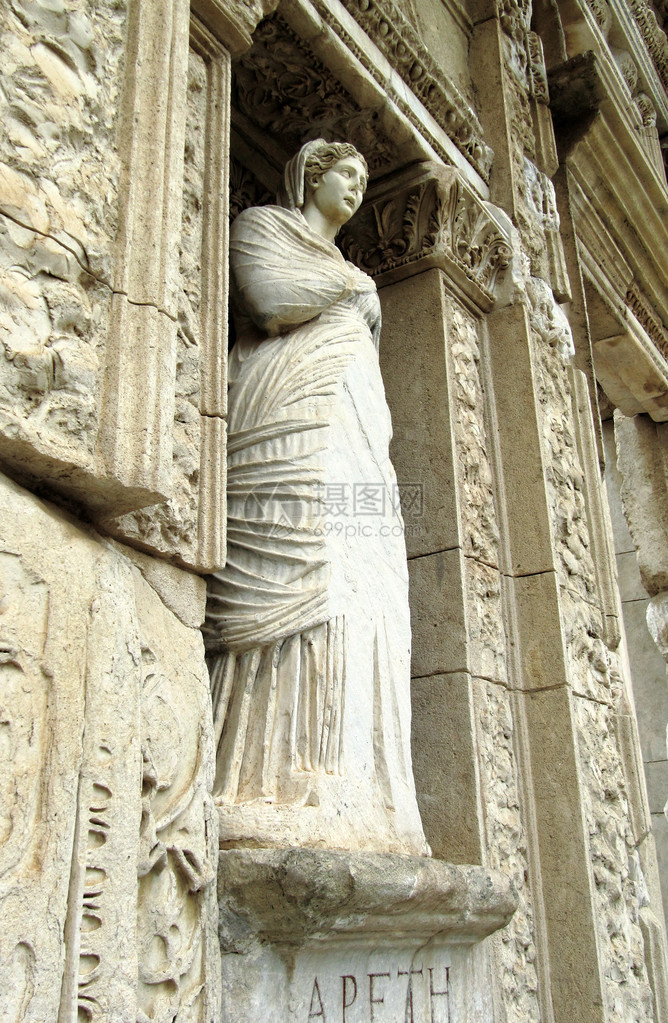 土耳其Ephesus市塞尔苏斯图图片