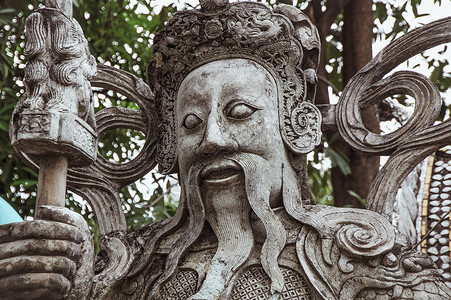 泰国真相保护区的木雕艺术图片