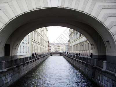圣彼得堡的拱门背景图片