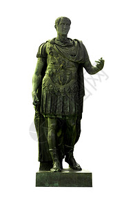 独裁者朱利叶斯凯撒的铜像意大利背景图片