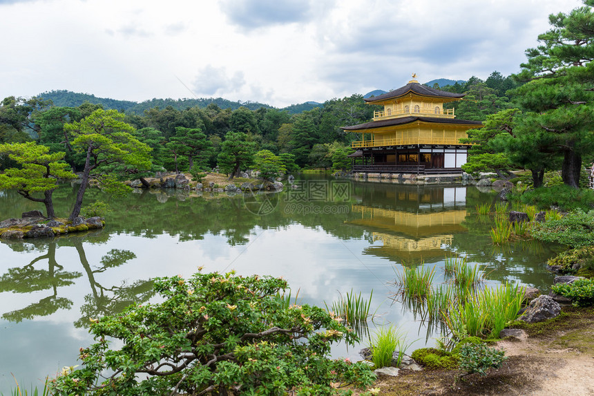 日本京都金阁寺金阁图片