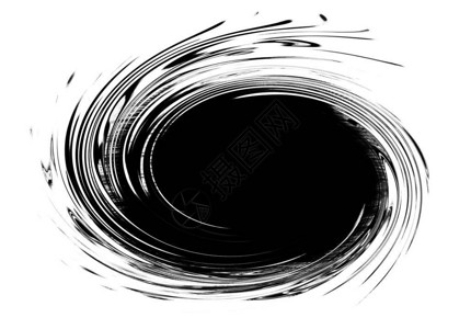 黑色椭圆形笔触效果背景图片