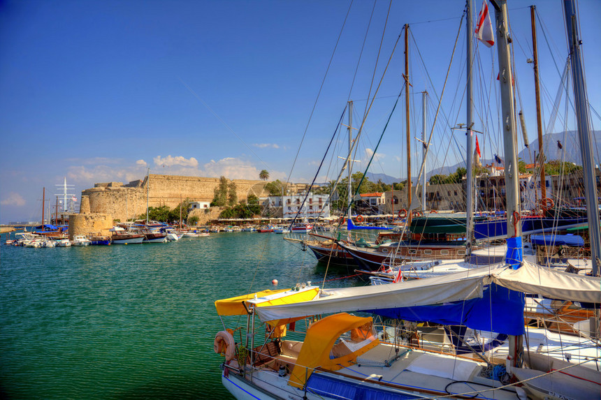 北塞浦路斯凯里尼亚港图片