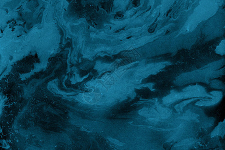 抽象的蓝色背景与油漆飞溅纹理背景图片