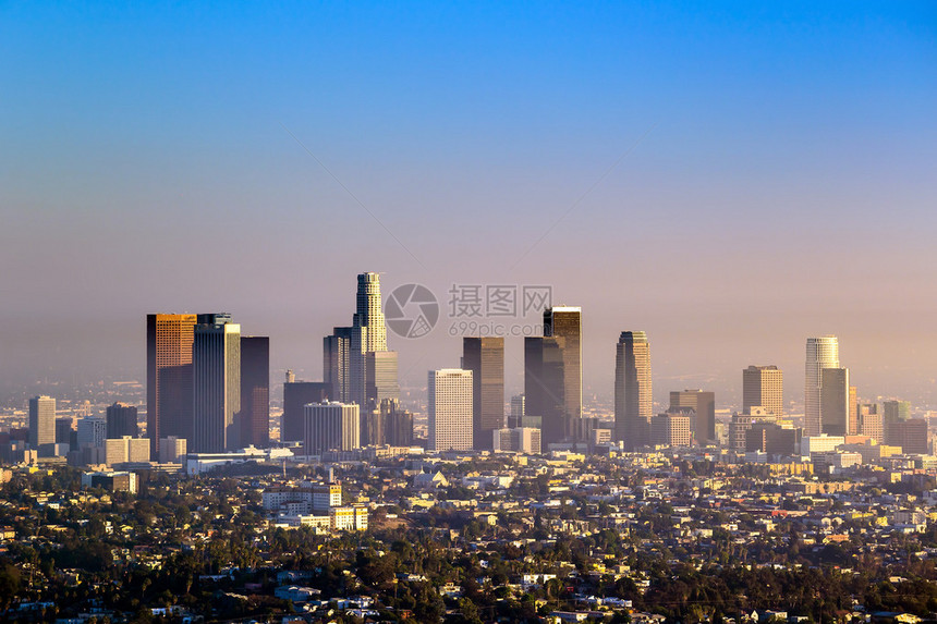 洛杉矶市中心天线图片