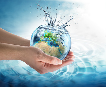 欧洲的水资源保护背景图片