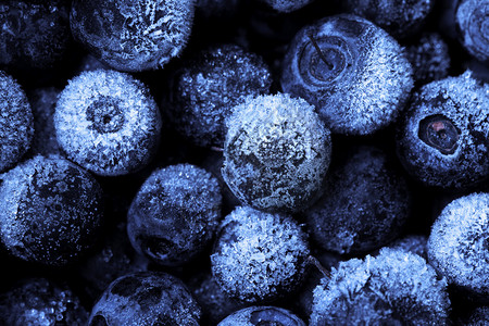 冻蓝莓图片