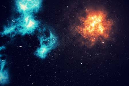 与星云的满天星斗的外层空间背景纹理五颜六色的星空外太空背景图片