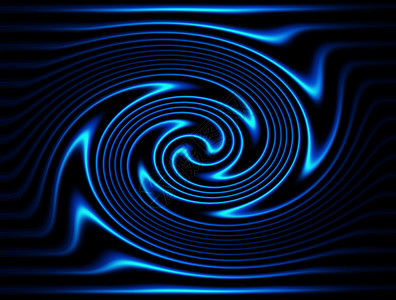 黑色背景的蓝色动态线感知能量插图Sw背景图片