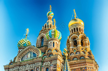 俄罗斯圣彼得堡神像标志里程碑图片