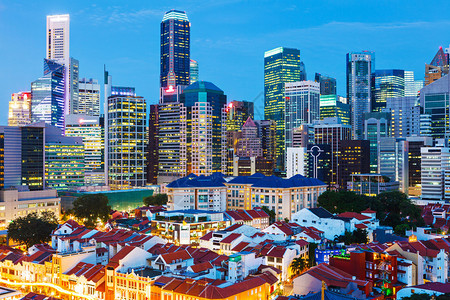 新加坡夜间图片