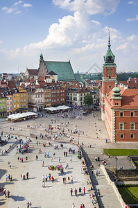 波兰华沙老城全景观图片