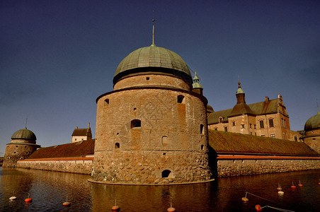瑞典的Vadstena城堡质地柔软图片