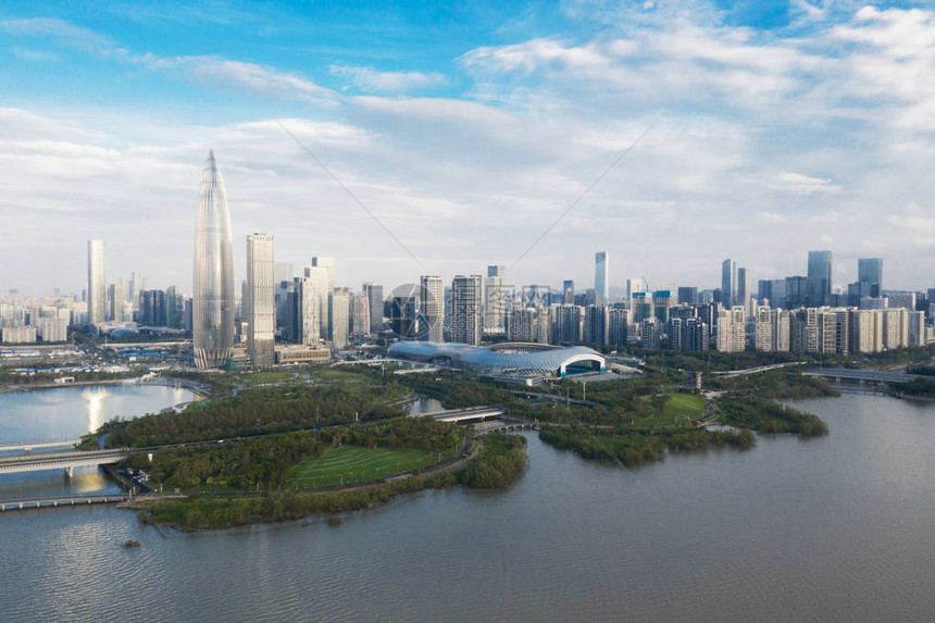 现代城市深圳的城市景观图片
