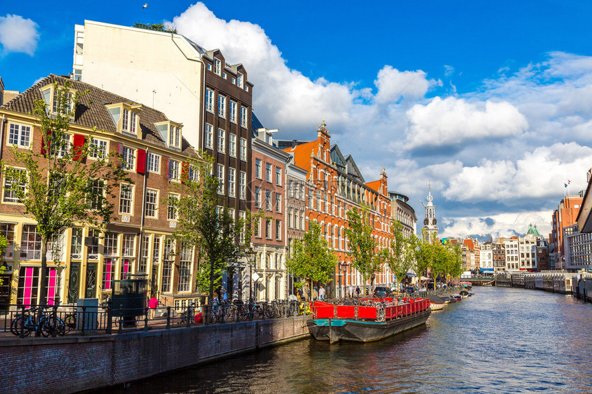 阿姆斯特丹是荷兰首都和人口最多的城市也图片