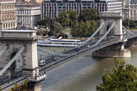 匈牙利布达佩斯链桥景观图片