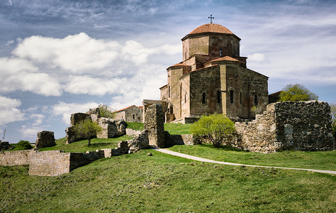 东正教修道院JvariJvari56世纪的建筑图片