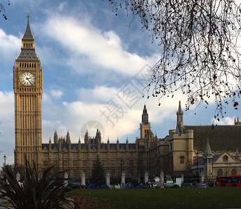 英国伦敦议会大本塔楼Bi图片