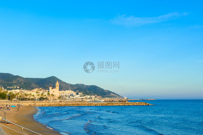 Sitges地标西班图片