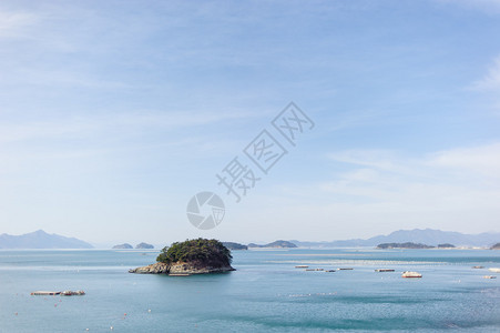 韩国统营美丽海景图片