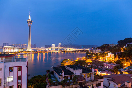 澳门城市夜景图片