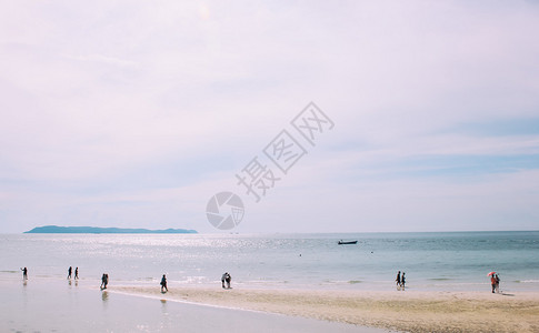 泰国夏季海滩景观图片