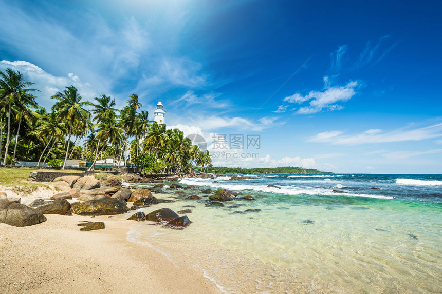 斯里兰卡美丽的海滩图片