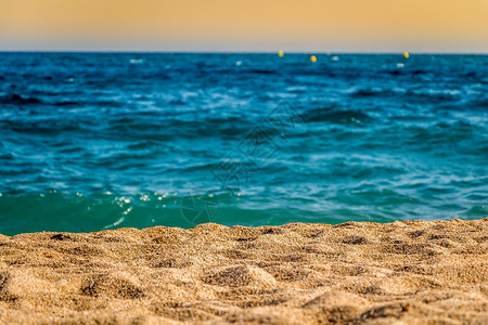 沙和海西班牙海景观图片