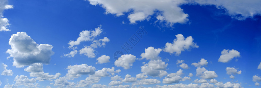 天空和云彩全景图片