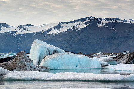 冰岛Jokulsarlon环礁湖高清图片