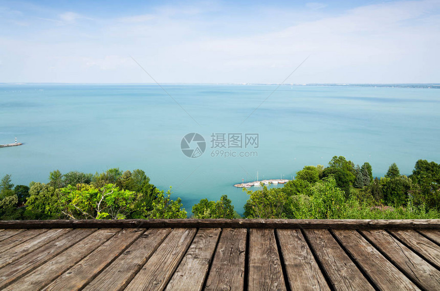 匈牙利Balaton湖的图片视图图片