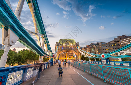 伦敦塔桥的壮丽景色图片