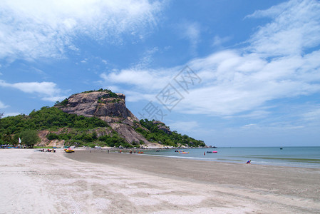 泰国华欣海滩景观图片
