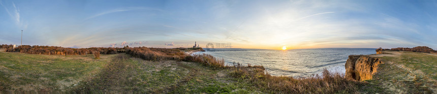 苏福克州纽约长岛灯塔长岛Lighthouse的蒙陶克点光图片