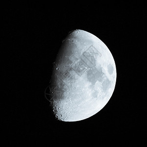 月亮在黑夜暗的背景图片