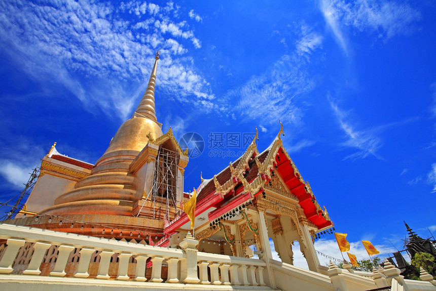 在泰国SamutSakhon的WatKetumwadeeSriWarararam图片