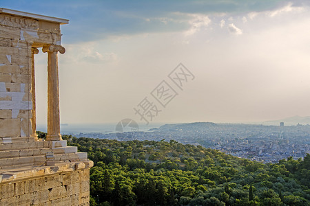 雅典AcroopolisAthenaNike寺图片