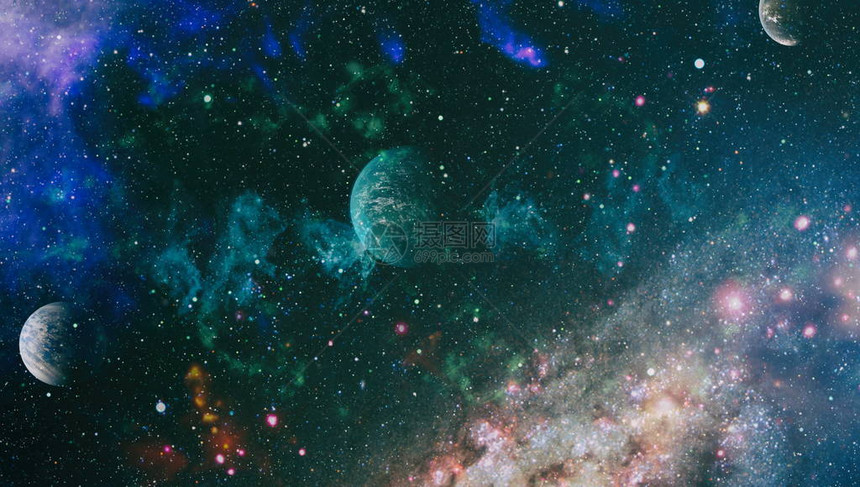 宇宙概念背景本图像由美国航天局提图片