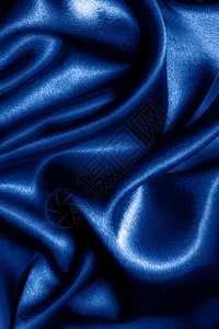 抽象织物波浪蓝色丝绸图片
