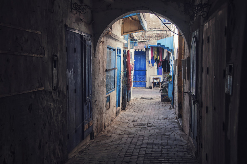 摩洛哥Essaouira狭窄图片