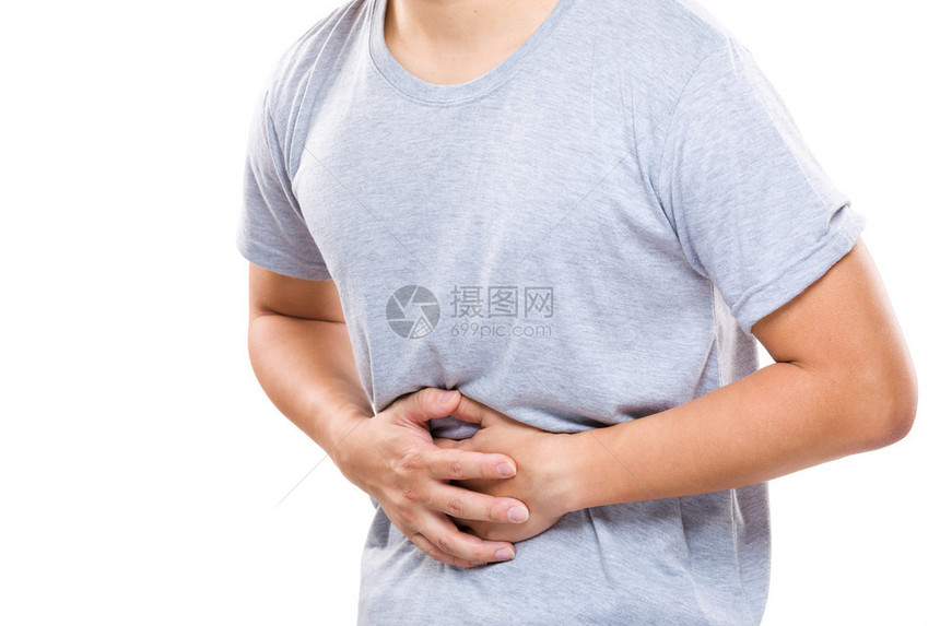 胃痛的男人图片