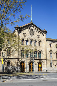 巴塞罗那大学历史建筑十九世纪公图片