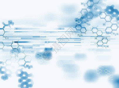 化学科医疗物质和分子背景图解图片