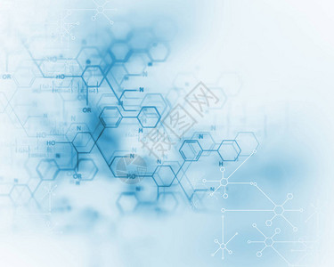 化学科医学物质和分子背景插图图片