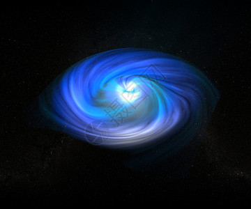 黑色的黑洞和引力场高清图片