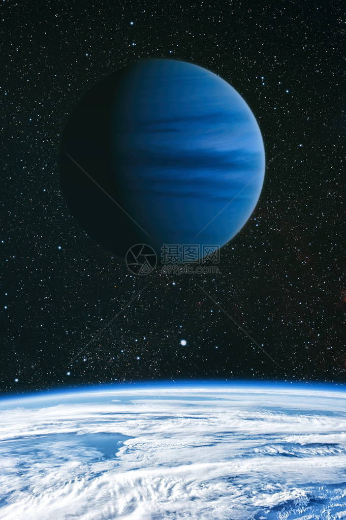 从地球上看太空多彩的深空宇宙概念背景美航空天局提供的这图片
