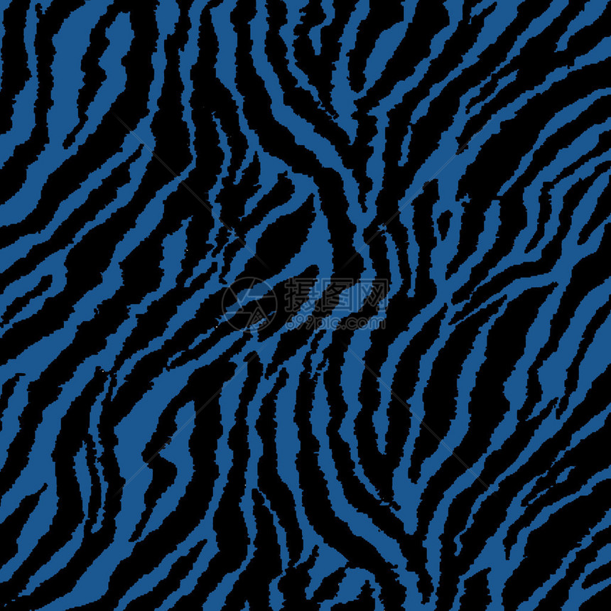 蓝色闪光斑马图案背景图片